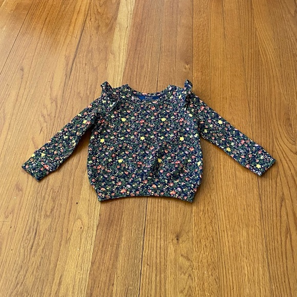 Ralph Lauren Other - Ralph Lauren Floral Multicolor Fleece Sweatshirt